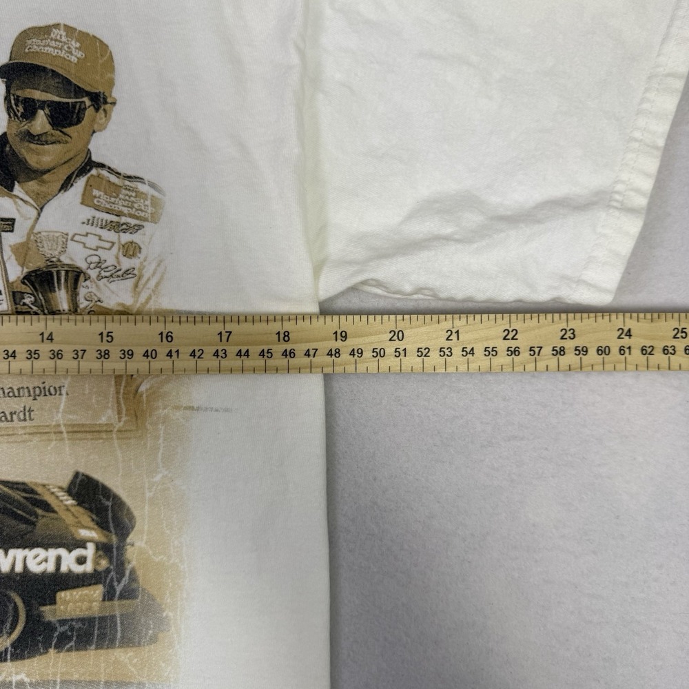 Vintage 90s Dale Earnhardt Legend 1994 Winston Cup Champion Stained T-Shirt Med - Picture 7 of 9